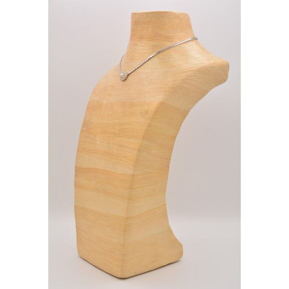 Christian Dior Vintage Collar Necklace Rhinestone Pearl Silver Signed 80s Bin7A - Picture 9 of 12